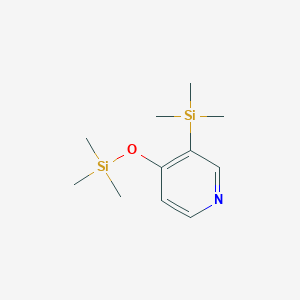 molecular formula C11H21NOSi2 B136693 3-(Trimethylsilyl)-4-[(trimethylsilyl)oxy]pyridine CAS No. 134391-72-3