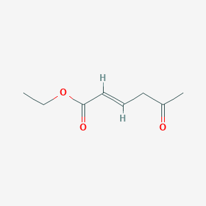 molecular formula C8H12O3 B13669332 Ethyl 5-oxohex-2-enoate 