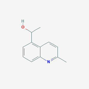 molecular formula C12H13NO B13669424 1-(2-Methylquinolin-5-yl)ethanol 