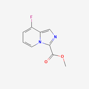 molecular formula C9H7FN2O2 B13669432 Methyl 8-Fluoroimidazo[1,5-a]pyridine-3-carboxylate 