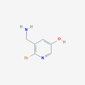 molecular formula C6H7BrN2O B13669469 5-(Aminomethyl)-6-bromopyridin-3-ol 
