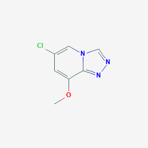 molecular formula C7H6ClN3O B13669480 6-Chloro-8-methoxy-[1,2,4]triazolo[4,3-a]pyridine 