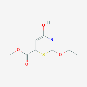 molecular formula C8H11NO4S B136695 methyl 2-ethoxy-4-hydroxy-6H-1,3-thiazine-6-carboxylate CAS No. 129846-99-7
