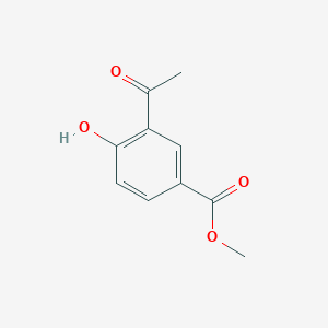 molecular formula C10H10O4 B1366952 Methyl 3-acetyl-4-hydroxybenzoate CAS No. 57009-12-8