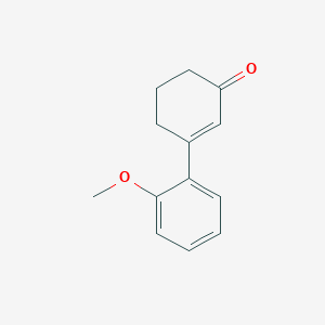 molecular formula C13H14O2 B1366956 3-(2-Methoxyphenyl)cyclohex-2-enone 