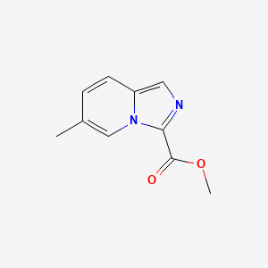 molecular formula C10H10N2O2 B13669571 Methyl 6-Methylimidazo[1,5-a]pyridine-3-carboxylate 
