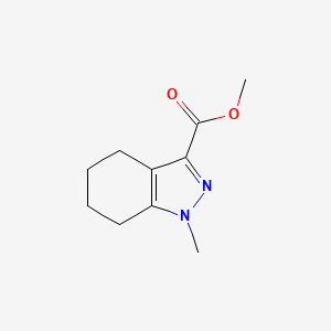 molecular formula C10H14N2O2 B13669588 Methyl 1-methyl-4,5,6,7-tetrahydro-1H-indazole-3-carboxylate 