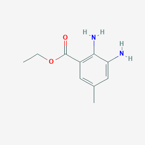 molecular formula C10H14N2O2 B13669615 Ethyl 2,3-diamino-5-methylbenzoate 