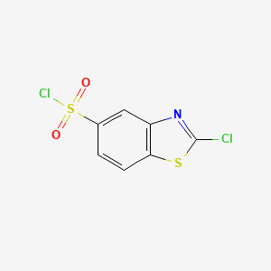 molecular formula C7H3Cl2NO2S2 B1366964 2-氯苯并[d]噻唑-5-磺酰氯 CAS No. 6608-49-7