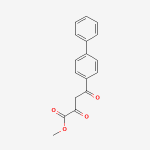 molecular formula C17H14O4 B1366965 Methyl 4-(1,1'-biphenyl-4-yl)-2,4-dioxobutanoate CAS No. 63656-27-9