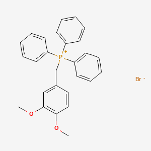 molecular formula C27H26BrO2P B1366973 （3,4-二甲氧基苄基）三苯基溴化鏻 CAS No. 70219-09-9