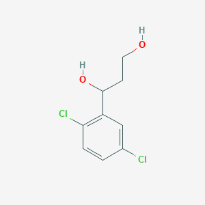 molecular formula C9H10Cl2O2 B13669731 (S)-1-(2,5-Dichlorophenyl)-1,3-propanediol 