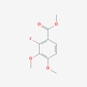 molecular formula C10H11FO4 B13669739 Methyl 2-fluoro-3,4-dimethoxybenzoate 