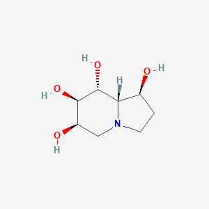 molecular formula C8H15NO4 B1366976 (1S,6R,7R,8R,8AS)octahydro-1,6,7,8-indolizinetetrol 