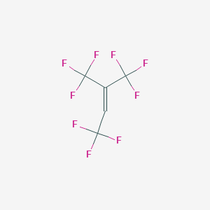 molecular formula C5HF9 B1366978 1,1,1,4,4,4-hexafluoro-2-(trifluoromethyl)-2-butene CAS No. 22692-37-1