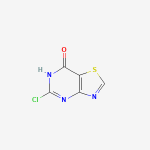 molecular formula C5H2ClN3OS B13669801 5-Chlorothiazolo[4,5-d]pyrimidin-7(6H)-one 