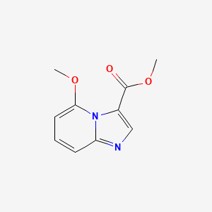 molecular formula C10H10N2O3 B13669820 Methyl 5-methoxyimidazo[1,2-a]pyridine-3-carboxylate 
