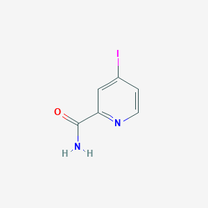 molecular formula C6H5IN2O B13669877 4-iodo-2-Pyridinecarboxamide 