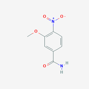 molecular formula C8H8N2O4 B1366988 3-Methoxy-4-nitrobenzamide CAS No. 92241-87-7