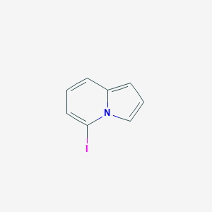 molecular formula C8H6IN B13669918 5-Iodoindolizine 