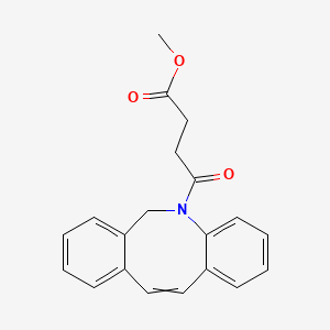 molecular formula C20H19NO3 B13669996 Methyl 4-[Dibenzo[b,f]azocin-5(6H)-yl]-4-oxobutanoate 
