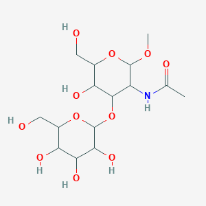 molecular formula C15H27NO11 B013670 N-ACETYL-3-O-B-D-GALACTOPYRANOSYL-B-D-GA CAS No. 100836-88-2