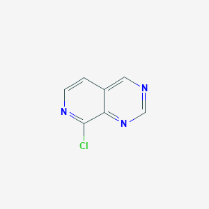 molecular formula C7H4ClN3 B13670070 8-Chloropyrido[3,4-d]pyrimidine 