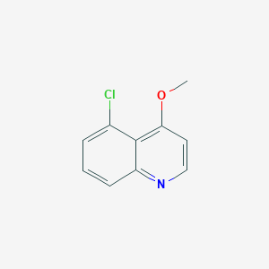 molecular formula C10H8ClNO B13670137 5-Chloro-4-methoxyquinoline 