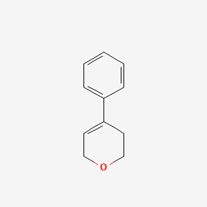 molecular formula C11H12O B1367014 4-苯基-5,6-二氢-2H-吡喃 CAS No. 3174-81-0