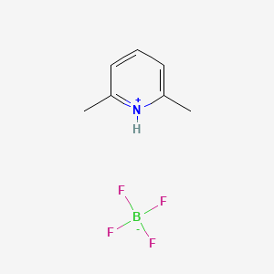 molecular formula C7H10BF4N B13670142 2,6-Dimethylpyridin-1-ium tetrafluoroborate 