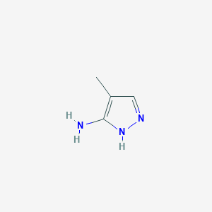 molecular formula C4H7N3 B1367015 4-methyl-1H-pyrazol-3-amine CAS No. 64781-79-9