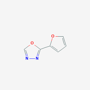 molecular formula C6H4N2O2 B13670173 2-(2-Furyl)-1,3,4-oxadiazole CAS No. 23571-76-8