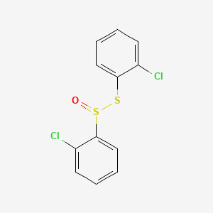 molecular formula C12H8Cl2OS2 B13670224 S-(2-chlorophenyl) 2-Chlorobenzenesulfinothioate 