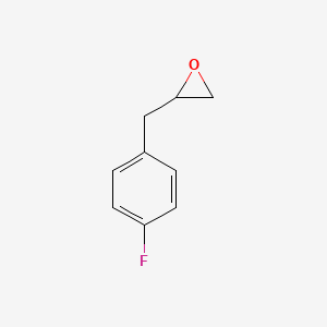 molecular formula C9H9FO B1367029 2-[(4-Fluorophenyl)methyl]oxirane CAS No. 61396-62-1
