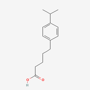 molecular formula C14H20O2 B13670460 5-(4-Isopropylphenyl)pentanoic Acid 