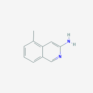 molecular formula C10H10N2 B13670467 5-Methylisoquinolin-3-amine 