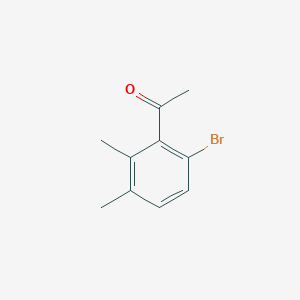molecular formula C10H11BrO B13670500 1-(6-Bromo-2,3-dimethylphenyl)ethanone 