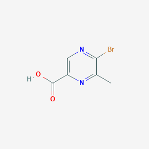 molecular formula C6H5BrN2O2 B13670515 5-Bromo-6-methylpyrazine-2-carboxylic acid 