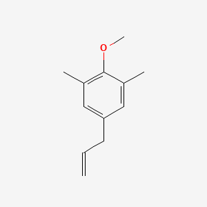 molecular formula C12H16O B1367052 3-(3,5-Dimethyl-4-methoxyphenyl)-1-propene CAS No. 53483-16-2
