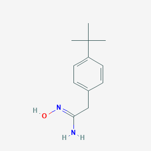 2-(4-Tert-butylphenyl)-N'-hydroxyethanimidamide