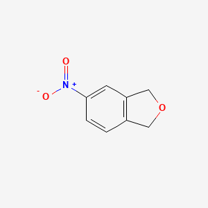 molecular formula C8H7NO3 B1367063 5-Nitro-1,3-dihydroisobenzofuran CAS No. 52771-99-0