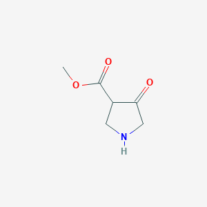 molecular formula C6H9NO3 B13670674 Methyl 4-oxopyrrolidine-3-carboxylate 