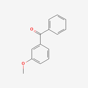 molecular formula C14H12O2 B1367068 (3-Methoxyphenyl)(phenyl)methanone CAS No. 6136-67-0