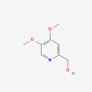 molecular formula C8H11NO3 B1367079 (4,5-二甲氧基吡啶-2-基)甲醇 CAS No. 62885-49-8