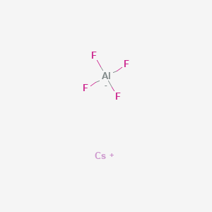molecular formula AlCsF4 B136709 Cesium fluoroaluminate CAS No. 138577-01-2
