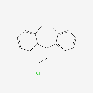 molecular formula C17H15Cl B1367090 5-(2-chloroethylidene)-10,11-dihydro-5H-dibenzo[a,d]cycloheptene 