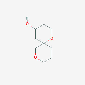molecular formula C9H16O3 B13670961 1,8-Dioxaspiro[5.5]undecan-4-ol 
