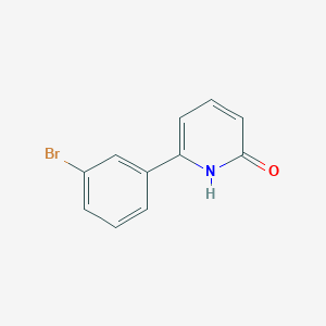 molecular formula C11H8BrNO B13670966 6-(3-Bromophenyl)pyridin-2(1H)-one 
