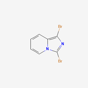 molecular formula C7H4Br2N2 B1367101 1,3-Dibromoimidazo[1,5-a]pyridine CAS No. 72315-45-8