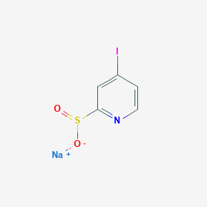 molecular formula C5H3INNaO2S B13671028 Sodium 4-iodopyridine-2-sulfinate 